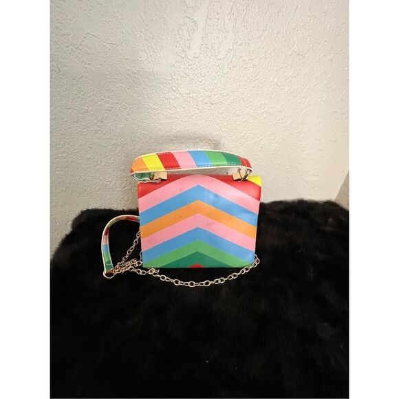 Hello 3am Multi Color Flap Chain Shoulder Bag - Picture 2 of 3